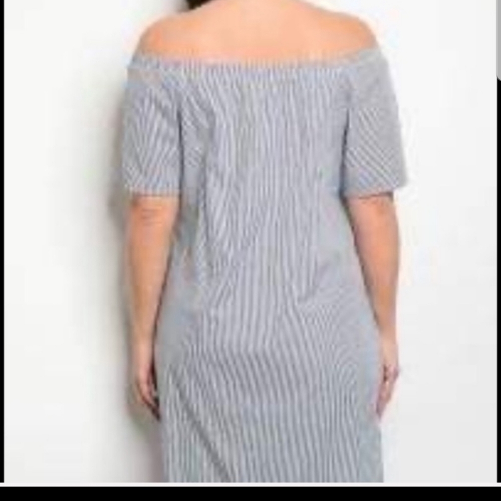 Striped Tunic Dress Size 1X NWT!!! - Picture 6 of 7